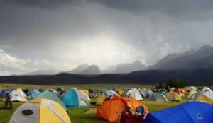 Camping In The Rain