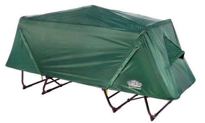 Kamp-Rite Oversize Tent Cot set with the rain fly