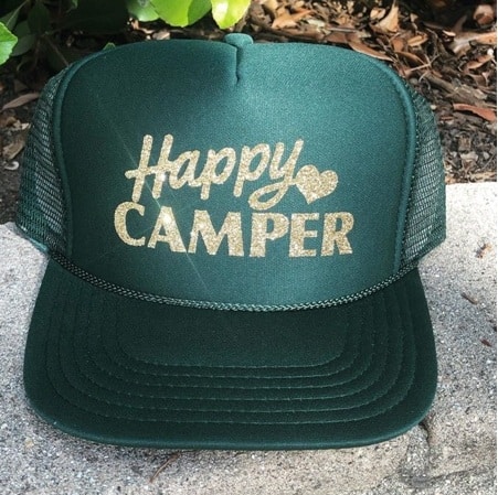 cap for mountain camping trip